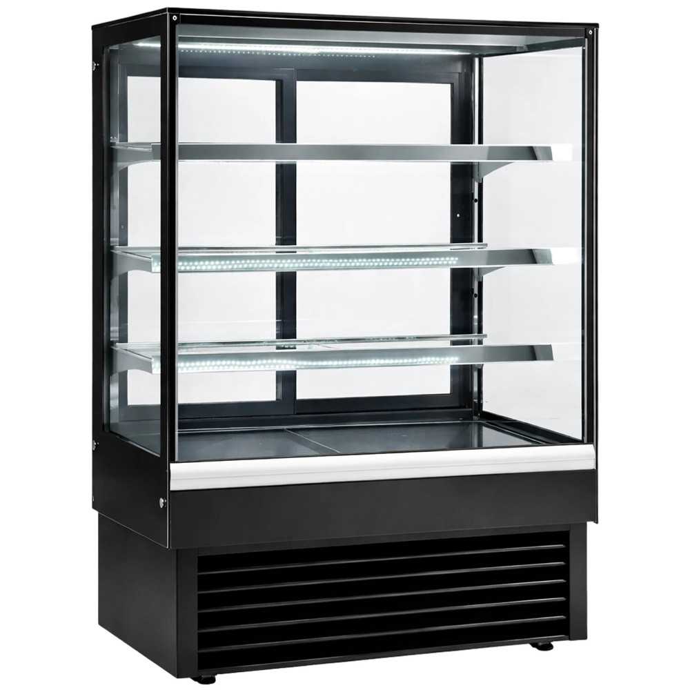 Vitrina refrigerada de pastisseria amb vidre recte 90 cm