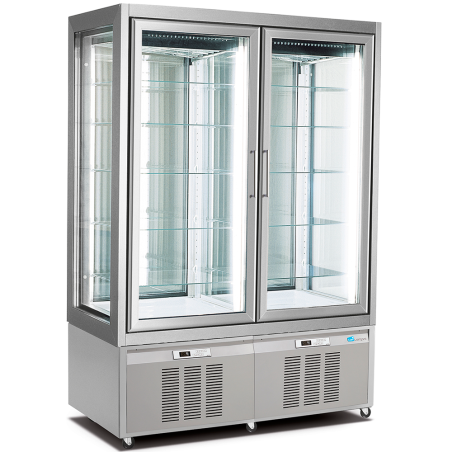 Armari expositor refrigerat doble pastisseria