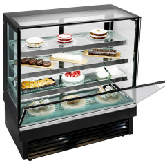Vitrina refrigerada de pastisseria amb vidre recte 120 cm