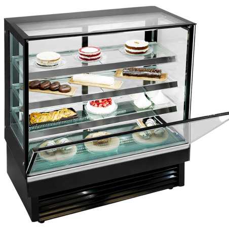 Vitrina refrigerada de pastisseria amb vidre recte 120 cm