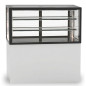 Vitrina expositora caliente integra compacta base 100