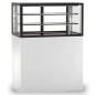 Vitrina expositora caliente integra compacta base 100
