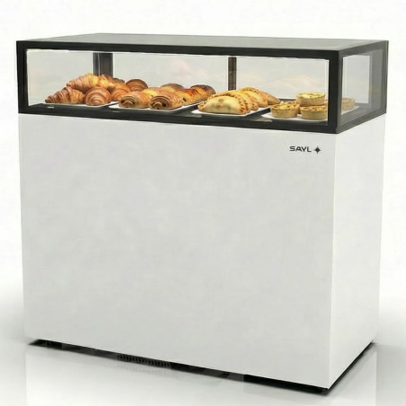 Vitrina expositora calenta integra compacta base 120