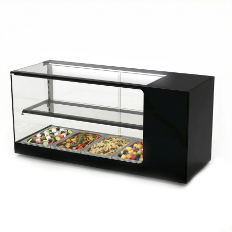 Vitrina expositora refrigerada Logic Tapas 1 pis 4 safates GN 1/3 amb LED