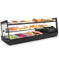 Vitrina refrigerada profesional Kube 4-8 GN 1/3 con doble LED