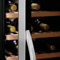 Professional dual-zone commercial wine fridge, 38 bottles