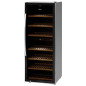 Professional dual-zone commercial wine fridge, 126 bottles