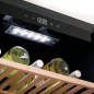 Professional dual-zone commercial wine fridge, 180 bottles