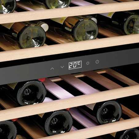 Réglage numérique indépendant par zone pour ajuster avec précision la température des vins rouges et blancs.
