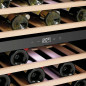 Professional dual-zone commercial wine fridge, 40 bottles