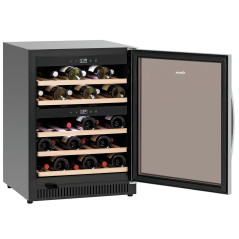 Refrigerador de vino industrial 2 zonas 40 botellas profesional