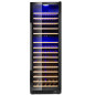Commercial dual-zone wine cooler 160 bottles 450 L with digital control 5-22°C