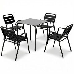 Mesa terraza pequeña 70x70