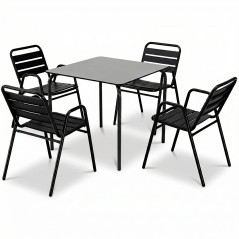 Titre principal  Table de terrasse 80x80 pour 4 personne