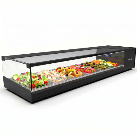 Vitrina expositora refrigerada Logic Tapas GN 1/3 4- 8 con LED