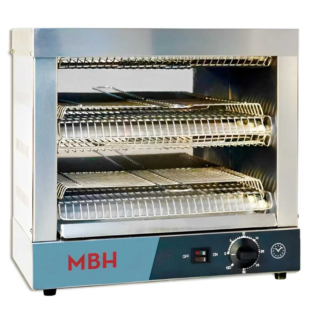 Tostadora eléctrica doble, nueva de exposición