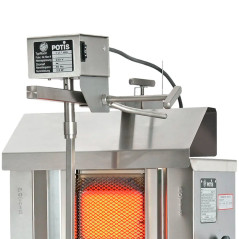 Machine kebab shawarma POTIS professionnelle 4 brûleurs