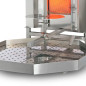 Maquina kebab shawarma POTIS profesional de 4 quemadores