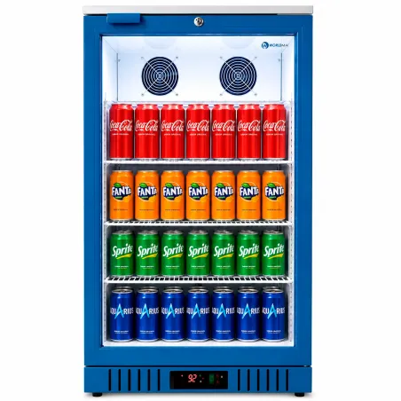 Vitrine réfrigérée à porte vitrée, arrière-bar 133 L Worldmai