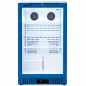 Glass door display fridge with double ventilation, 133 L bottle cooler