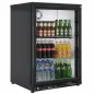 Botellero Expositor Refrigerado Con Puerta Abatible de Cristal 600mm