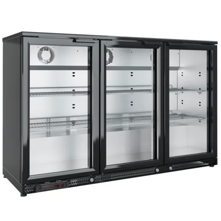 Botellero Expositor Refrigerado Con Puertas Abatibles de Cristal 1350mm