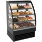 Vitrine réfrigérée pâtisserie professionnelle vitre bombée 90 cm