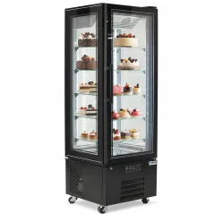 Vitrine de congélation de 65 cm avec 4 faces vitrées