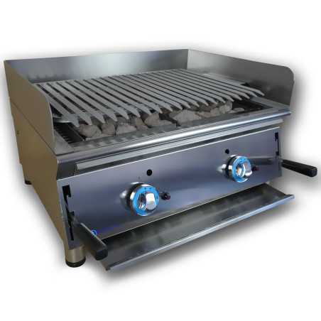 MBH - Asador piedra volcánica sobremesa profesional. Uso intensivo en bares y hostelería de gran demanda.