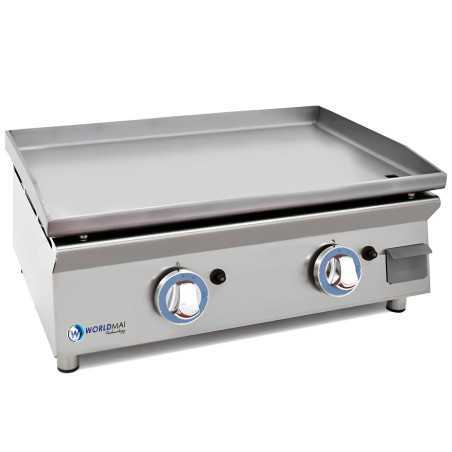 Plancha gaz professionnelle 60 cm en acier laminé de comptoir neuve d’exposition