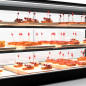Vitrine réfrigérée Logic Tapas 3 niveaux pour 6–8 bacs GN 1/3 avec LED