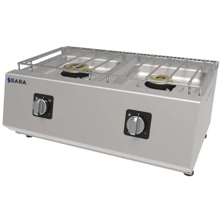 Professional Countertop Gas Cooker 2-Burner Sara by Repagas