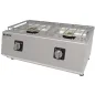 Cuisinière professionnelle à gaz de table 2 feux Sara by Repagas