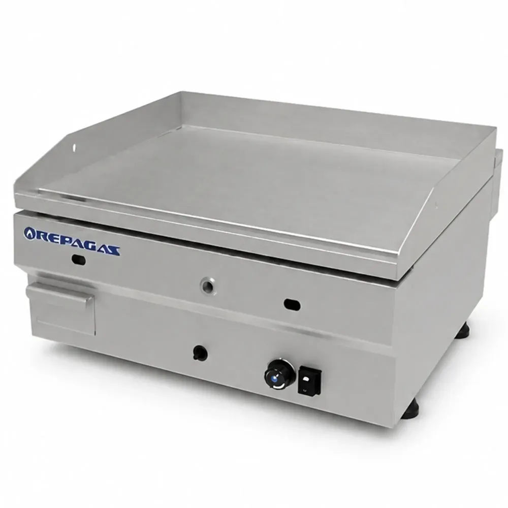 Professional 60 cm hard chrome gas griddle, Series 550 Repagas Professional 60 cm hard chrome gas griddle, Series 550 Repagas
