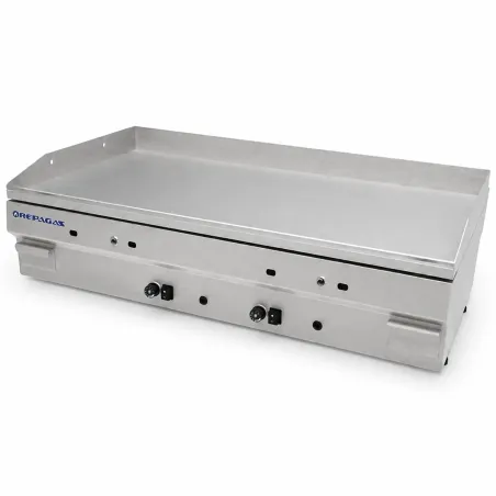 Professional 120 cm hard chrome gas griddle 2 burners Series 550 Repagas