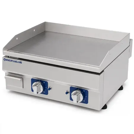Professional 60 cm electric griddle with iron plate, Series 550 Repagas