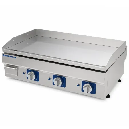 Planxa elèctrica professional amb crom dur 90 cm, Sèrie 550 Repagas