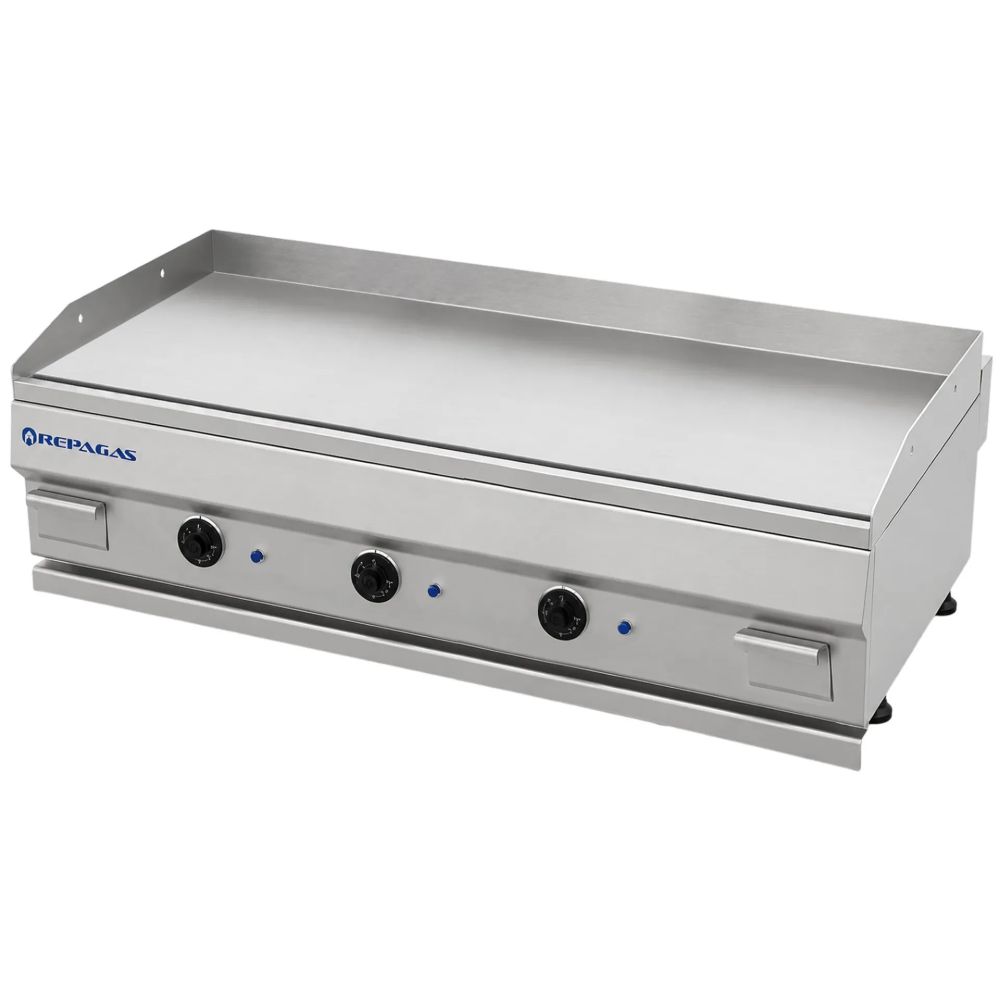 Plancha eléctrica profesional en cromo duro 120cm Serie 550 Repagas Plancha eléctrica profesional en cromo duro 120cm Serie 550 Repagas