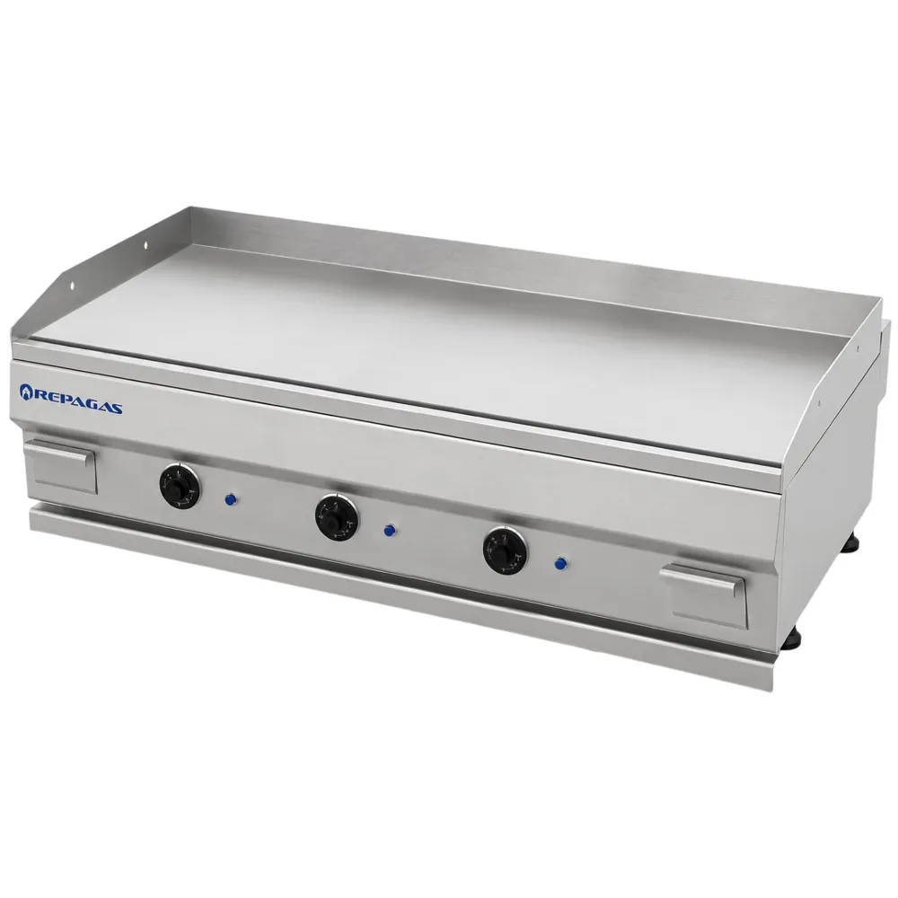 Professional 120 cm hard chrome electric griddle, Series 550 Repagas Professional 120 cm hard chrome electric griddle, Series 550 Repagas