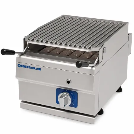 Barbacoa a gas profesional con briquetas 40cm Serie 550 Repagas