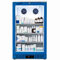 Display refrigerator for pharmacy with glass door 133 L