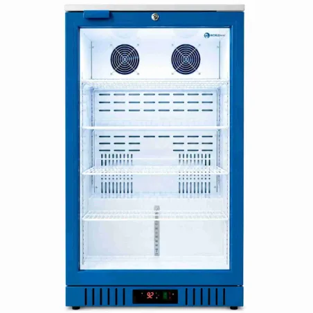 Réfrigérateur vitrine pour pharmacie avec porte vitrée 133 L
