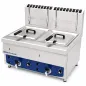 Professional gas fryer with 2 tanks, 12+12 litres, Series 550 Repagas