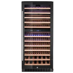 Vinoteca professional doble zona 135 ampolles 387 L amb control digital 5-22°C