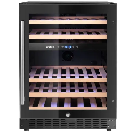 Vinoteca professional de doble zona 46 ampolles 133 L amb control digital 5-18°C