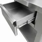 Moble cafeter industrial 1500x600 mm acer inoxidable WORLDMAI per a hostaleria