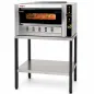 Four à pizza professionnel à gaz pour 4 pizzas de 30 cm avec support industriel