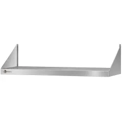 Étagère murale WORLDMAI 1000x400 en inox pour cuisines professionnelles