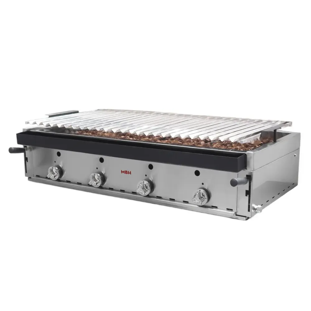 Professional 120 gas lava rock barbecue ex-display