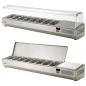 Expositores refrigerados profesionales para ingredientes de pizza y ensaladas Expositores refrigerados profesionales para ingredientes de pizza y ensaladas